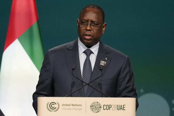 Macky Sall at COP28 - AP Photo/Rafiq Maqboolns